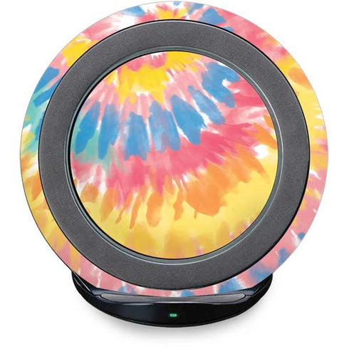 Rainbow Tie Dye Fast Charge Wireless Charging Stand Skin